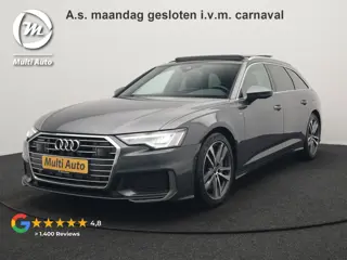 Audi A6 Avant 50 TFSI e quattro 2x S Line Plug In Hybrid 300pk Dealer O.H. PHEV | Panodak | Adaptive