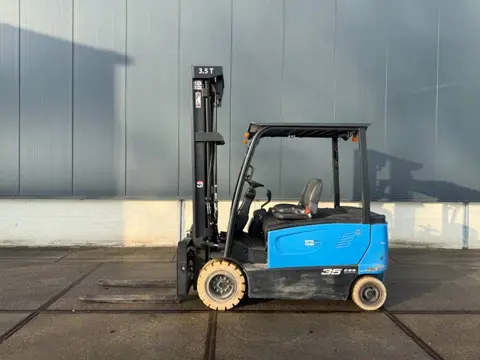 Doosan B35X-7 3,5 ton accu heftruck 3 delige mast