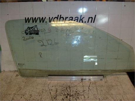 Opel Astra-G 3 drs 1998-2004 Rechts voor portier raam