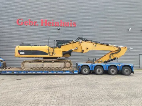 Caterpillar 330 UHD-DL Normal + Demolitionboom 21 Meter 2 x Oil Quick OQ80 Quick Hitch German Machin