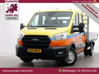Ford Transit 350 2.0 TDCI 130pk D.C. Trend Open Laadbak Trekhaak 3000kg 08-2022