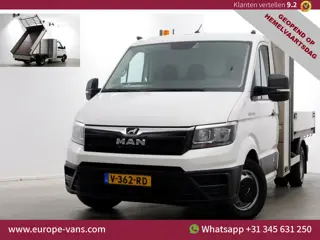 MAN TGE 5.180 2.0 177pk E6 L2H1 Kipper Dubbel Lucht Trekhaak 3500kg 06-2018