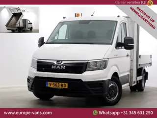 MAN TGE 5.180 2.0 177pk E6 L2H1 Kipper Dubbel Lucht Trekhaak 3500kg 06-2018