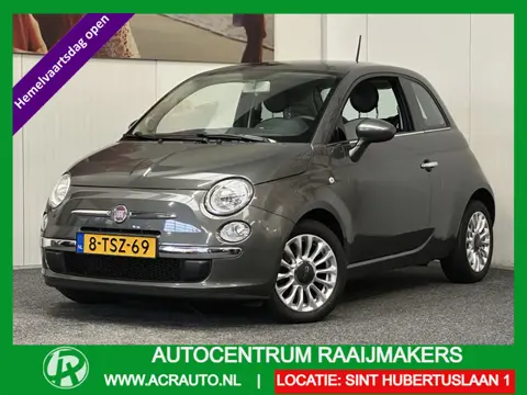 Fiat 500 0.9 TWIN AIR TURBO LOUNGE PANORAMADAK AIRCO PANORAMADAK BLUETOOTH TELEFOON MEDIA VOORBEREID