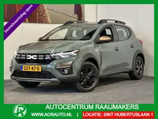 Dacia Sandero Stepway automaat 1.0 TCE 90 EXTREME NIEUWSTAAT !! TREKHAAK NAVIGATIE APPLE CARPLAY / A