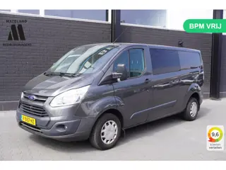 Ford Transit Custom 2.0 TDCI 170PK L2 Dubbele Cabine EURO 6 - Airco - Cruise - Camera - € 8.900, MAR