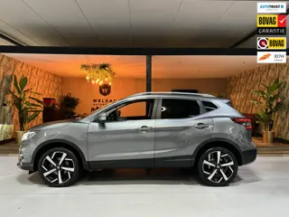 Nissan Qashqai 1.3 DIG-T Tekna Garantie Pano 360 Camera StoelVW Cruise Navi Clima Led Lane Rijklaar