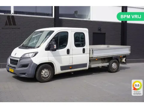 Peugeot Boxer 2.0 BlueHDI 163PK L3 DC Openlaadbak EURO 6 - Airco - Trekhaak -  € 15.900,- Excl.