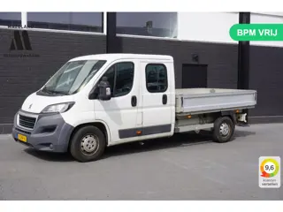 Peugeot Boxer 2.0 BlueHDI 163PK L3 DC Openlaadbak EURO 6 - Airco - Trekhaak -  € 15.900,- Excl.