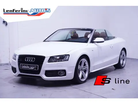 Audi A5 Cabriolet 3.0 TDI V6 240 pk Quattro Aut. S-Line Cognac Leder Navi, Camera, Sportstoelen, Xen