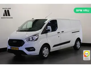 Ford Transit Custom 2.0 TDCI Automaat 2x Schuifdeur L2 EURO 6 - Airco - ACC - Trekhaak - € 16.900,- 