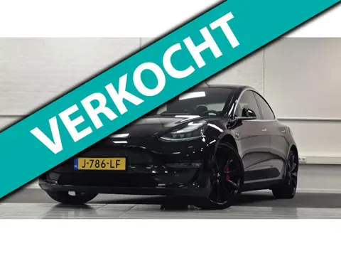 Tesla Model 3 Performance AWD 75 kWh 1e Eigenaar 0-100kmh in 3,4 sec 20"LM velgen