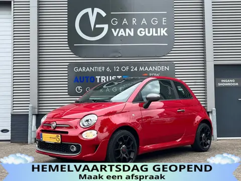 Fiat 500 C 1.2 Cabriolet,Airco,Cruise,Lmv,ElektrRamen,Stuurbed,Usb,CitySteering,Bluetooth,Parkeersen