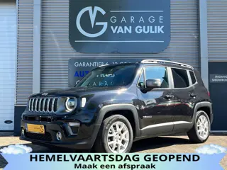 Jeep Renegade 1.3T Limited 150PK Automaat,Navi,Clima,Cruise,Isofix,ElektrRamen+Spiegels,Carplay,Stoe