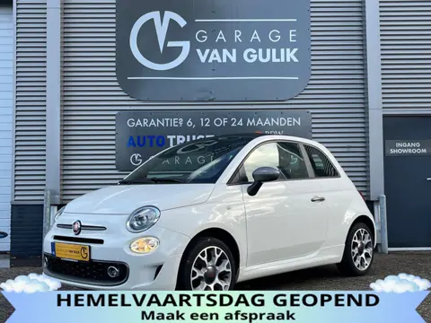 Fiat 500 1.2 Cabrio 69PK Trekhaak,CarPlay,Airco,Cruise,Isofix,ElektrRamen+Spiegels,Pdc,Led,Usb,Lmv,S