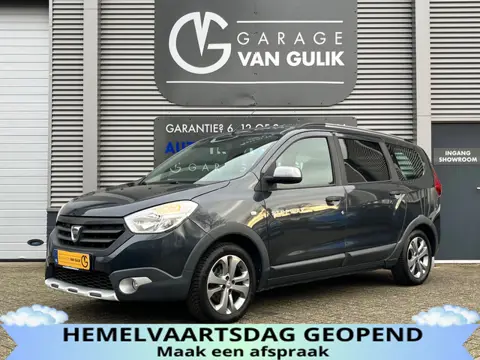 Dacia Lodgy 1.2 TCe Stepway 116PK 7Pers,Navi,Airco,Cruise,Isofix,Bluetooth,ElektrRamen+Spiegels,Lmv,