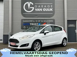 Ford Fiesta 1.0 EcoBoost Titanium 101PK Trekhaak,Navi,Clima,Cruise,Isofix,ElektrRamen+Spiegels,ParkP