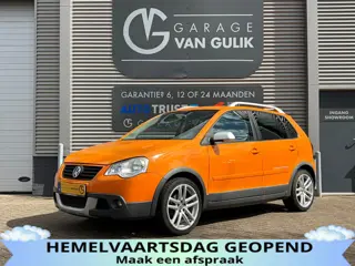 Volkswagen Polo 1.4-16V Cross 80PK Trekhaak,Clima,ElektrRamen+Spiegels,Isofix,Radio/Cd-Speler,Dakrai