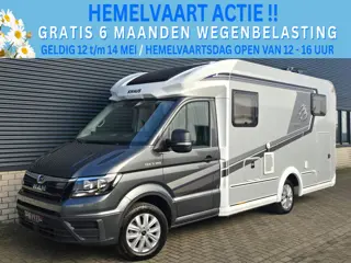 Knaus VAN TI PLUS 650 MEG PLATINUM SELECTION AUTOMAAT 180 PK SLECHTS 16.866 KM !! AIRCO LUCHTVERING 