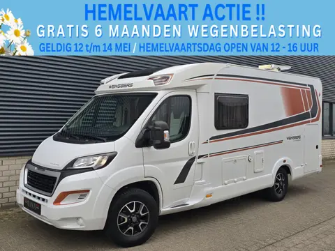 Weinsberg CARACOMPACT 600 MEG PEPPER 163 PK SLECHTS 47.451 KM !! TV + SATELLIET LENGTEBEDDEN CRUISE 