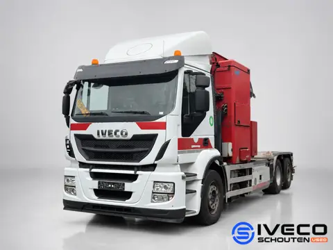 Iveco Stralis AD260S 6x2 CNG Hooklift • Haakarmsysteem • Euro 6 Camera/monitorsysteem • Joystick • A