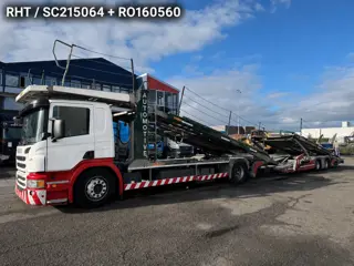Scania P410 4X2 EURO 6 + ROLFO TRAILER 2017 (bj 2017)
