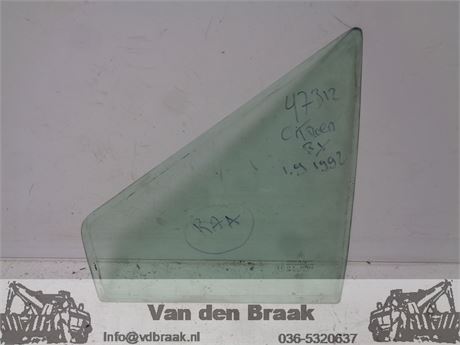 Citroen BX 5 deurs 1983-1993 Scheerraam rechtsachter