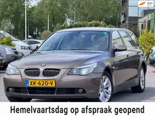 BMW 5-serie Touring 545i High Executive | Leder Memory stoelen | Parkeersensoren | 19 inch | Xenon |