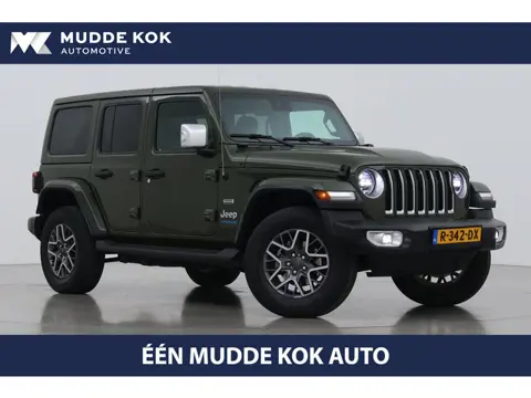 Jeep Wrangler Unlimited 4xe 380 Sahara | ACC | Leder | Camera V+A | Stoel+Stuurverwarming