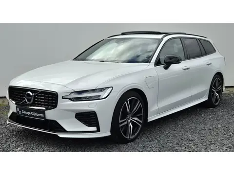 Volvo V60 2.0 T6 Recharge AWD R-Design Head Up - Stoelventilatie voor - Luxe lederen bekleding - Pan