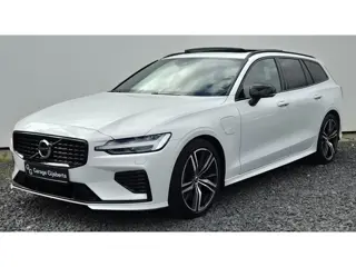 Volvo V60 2.0 T6 Recharge AWD R-Design Head Up - Stoelventilatie voor - Luxe lederen bekleding - Pan