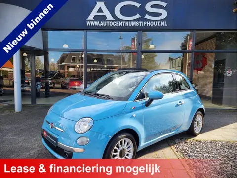 Fiat 500C 1.2 Lounge | Leder | Keurig onderhouden | El. cabriokap | Zeer nette staat!