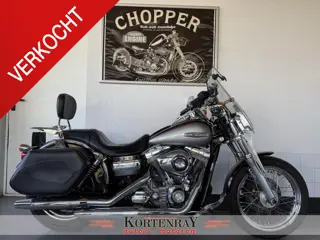 Harley Davidson 96 FXDC Dyna Super Glide Custom vrijwel nieuwstaat, veel extra,s