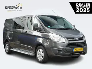 Ford Transit Custom 2.0 TDCI 130 L2H1 Limited DC AUTOMAAT / TREKHAAK / NAVI / 2X SCHUIFDEUR / PDC 36