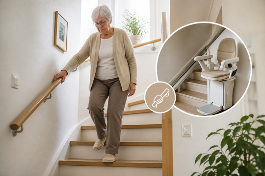 Traplift of aanpassingen voor trapveiligheid
