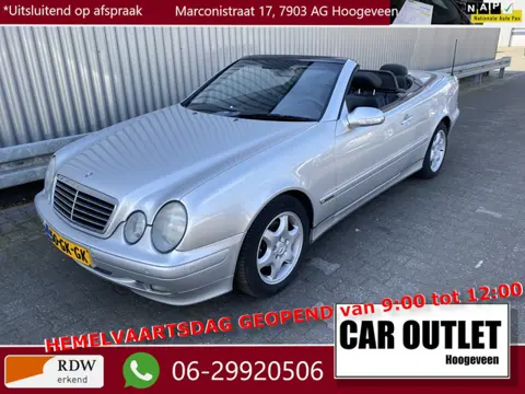 Mercedes-Benz CLK-Klasse Cabrio 200 Elegance 164Dkm.NAP, AUTOMAAT, Leer, Clima, CC, PDC v/a, LM, nw.