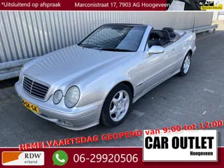 Mercedes-Benz CLK-Klasse Cabrio 200 Elegance 164Dkm.NAP, AUTOMAAT, Leer, Clima, CC, PDC v/a, LM, nw.
