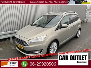 Ford Grand C-Max 1.0 Titanium Clima, Navi, CC, PDC v/a, Keless, LM, – Inruil Mogelijk –