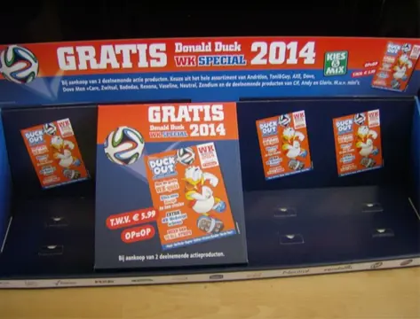 Donald duck display 3 adv. 297