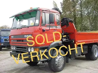 DAF 1900 4x4 - Crane HIAB071A - SOLD SOLD (bj 1991)