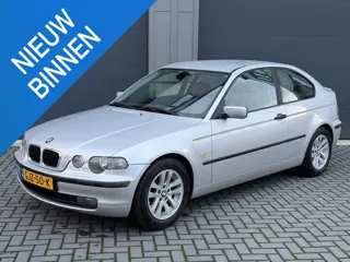 BMW 3-serie Compact 316ti Executive | 124.000KM | Leer | Airco | HiFi Audio | Regensensor | Youngtim
