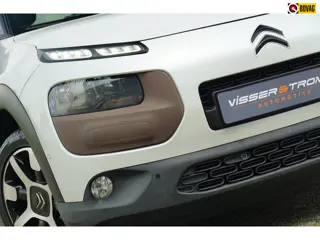 Citroen C4 Cactus 1.2 e-THP 110pk Shine - Blanc Nacré - Habana leder/Panorama/Camera/Cruise