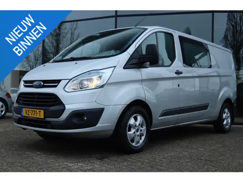 FORD TRANSIT CUSTOM 290 2.2 TDCI L2H1 TREND DC DUBBEL CABINE | CAMERA | TREKHAAK | NAVI |