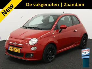 Fiat 500 0.9 TwinAir Lounge Bluetooth, Panoramadak, Buitenspiegels elektrisch verstel- en verwarmbaa