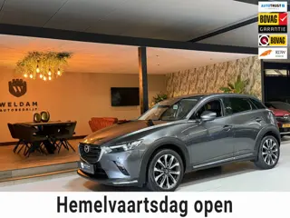 Mazda CX-3 2.0 SkyActiv-G 120 Sport-Line Garantie Afn. Trekhaak Head-up Camera StoelVW Leder Cruise 
