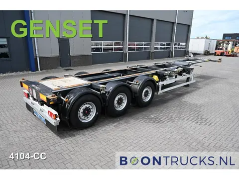 Renders-has FCC08 + GENSET | 2x20-30-40-45ft HC * ADR * SAF/DISC * LIFT AXLE * EXTENDABLE REAR