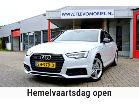 Audi A4 Avant 2.0 TFSI MHEV quattro Sport S line black edition Aut. Leder|1e Eig|Sporstoelen|Navi|LM