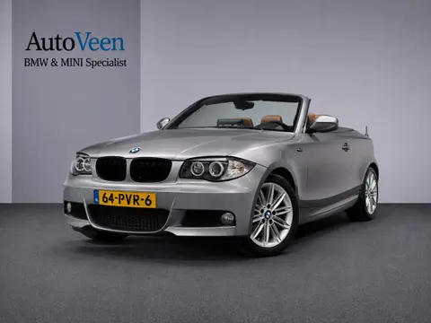 BMW 1-serie Cabrio 118i High Executive (M-SPORT, CRUISE, CAMERA, LEDER, NAVI, GOED ONDERHOUDEN)