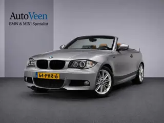 BMW 1-serie Cabrio 118i High Executive (M-SPORT, CRUISE, CAMERA, LEDER, NAVI, GOED ONDERHOUDEN)