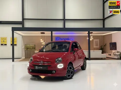 Fiat 500 1.0 Hybrid Club Cruise Led Navi Carplay Airco Sportstoelen Leder